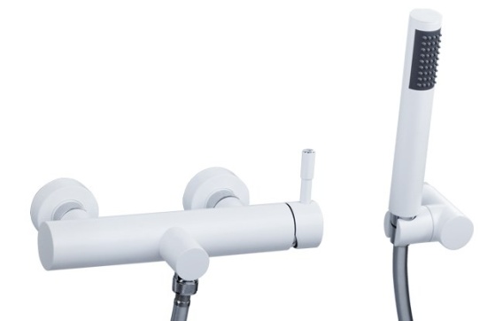 VALVEX VEGANE BIANCO Bateria natryskowa ścienna- 2423360 - VALVEX